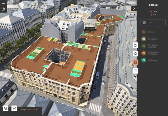 Modélisation niveaux intérieurs