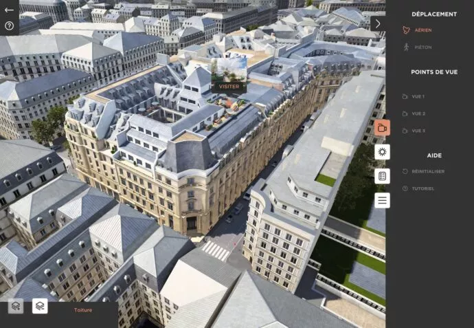 Visite virtuelle extérieure