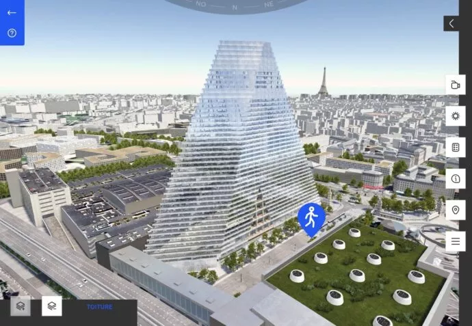 Visite virtuelle extérieure